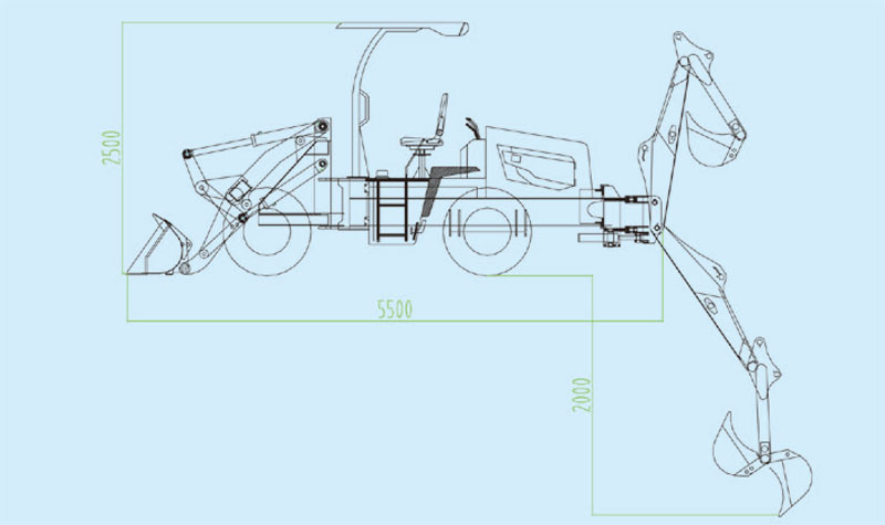 WZ10-20J挖掘裝載機(jī)